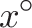 \displaystyle{
\degree \anglecolor{x}^{\degree{ \circ }}
}